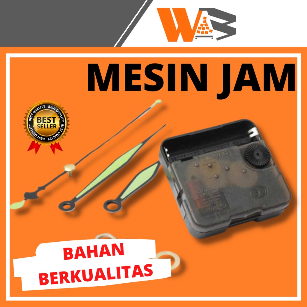 COD Mesin Jam Dinding DIY Replacement Silent Quartz