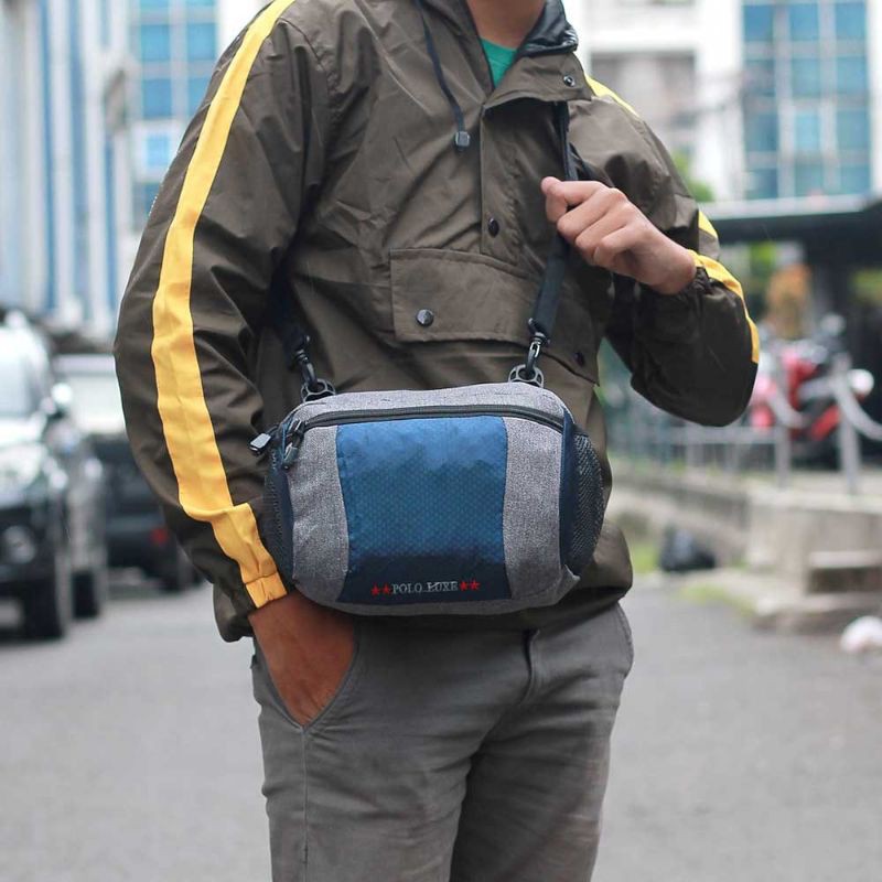 New Arrival - Tas salempang waistbag pria slingbag pinggang gunung terbaru doble premium COD