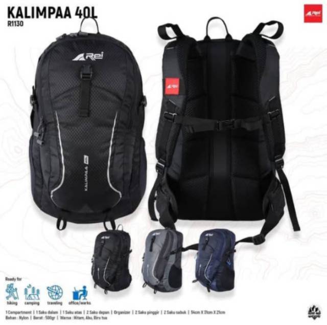 Tas Ransel Rei Kalimpaa 40L Tas Gunung Rei Original