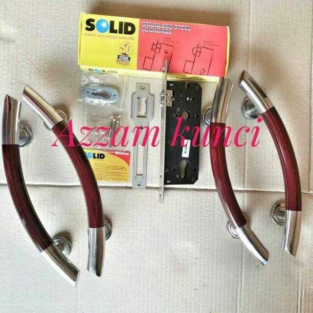 Paket murmer kunci pintu komplit SOLID, Kunci pintu Set