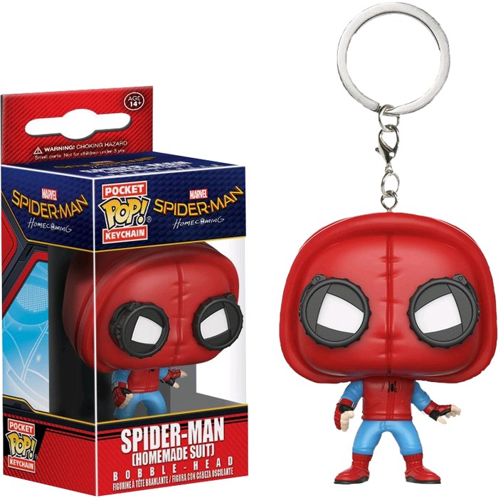 Funko Pop Spider-Man Homecoming - Keychain Spiderman Homemade Suit