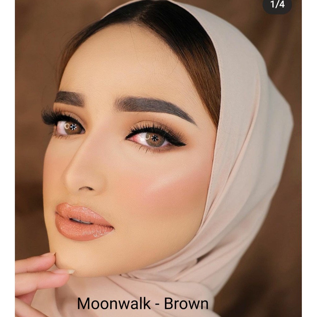 SOFTLENS DREAMCOLOR MOONWALK BROWN GREY NORMAL MINUS s.d -6.00