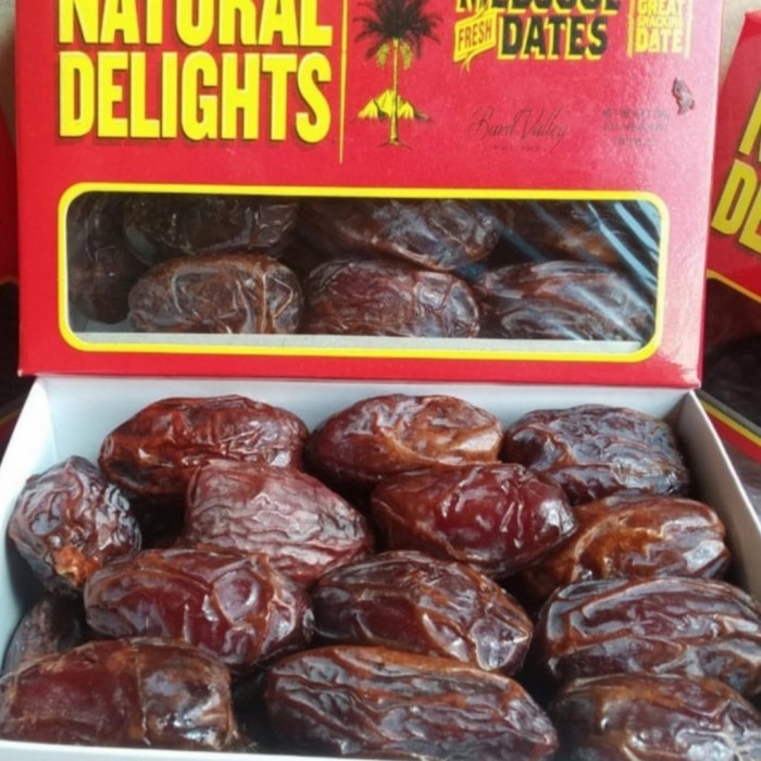 

KUALITAS TERBAIK - KURMA MEDJOOL DATES CALIFORNIA 500GR/NATURAL DELIGHT JUMBO