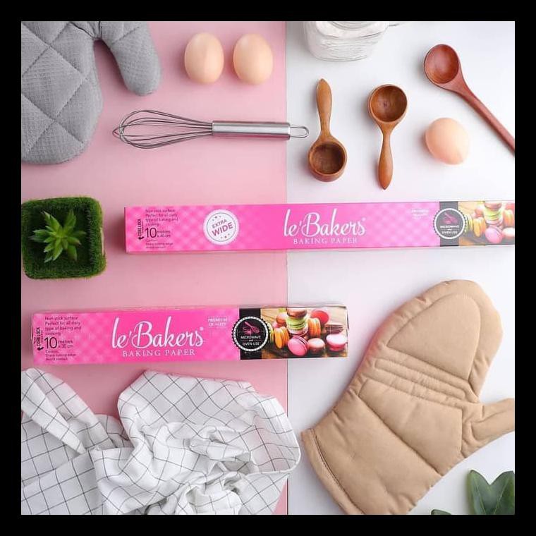 

STOCK TERAKHIR MURAH FLASH SALE LE BAKERS BAKING PAPER KERTAS ROTI ANTI LENGKET 30 CM X 10 METER