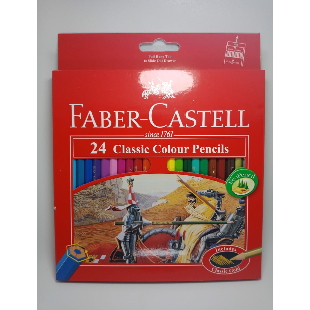 

Pensil Warna Faber Castle 24 warna Classic Colour