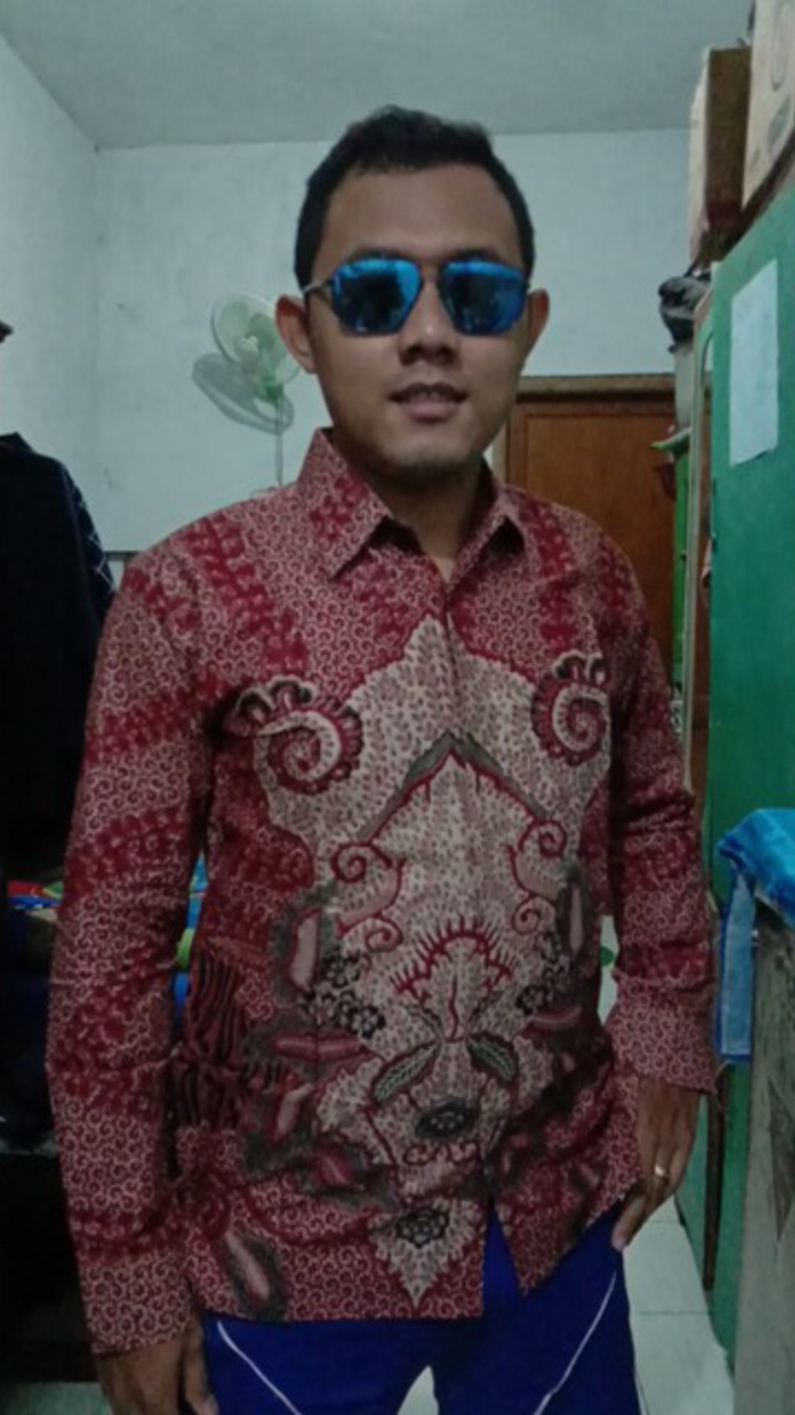 New Arrival Distro Batik Pria Bordir Sogan Hrb026 Batikaf Notoarto Batik Ipnu-ippnu Hem Pria  Bw 113