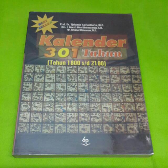 

Kalender 301 Tahun (Tahun 1800 s/d 2100)