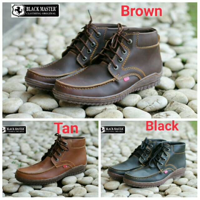 SEPATU BOOT KULIT ASLI MURAH ! BLACKMASTER PICKFORD