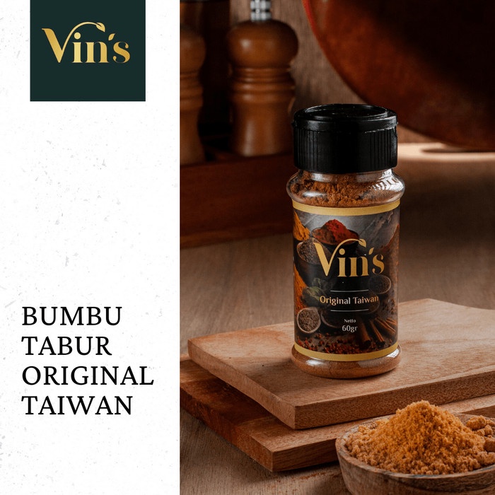 

NEW VIN'S BUMBU TABUR BOTOL RASA ORIGINAL TAIWAN ALA SHIHLIN