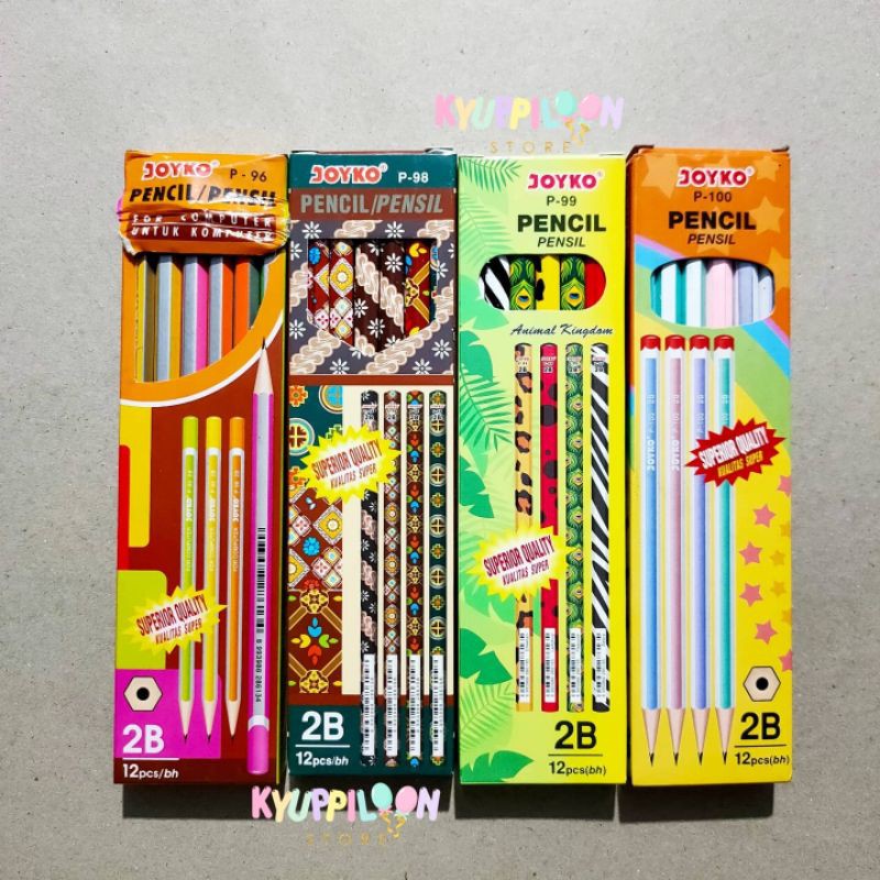 

Pensil Joyko 2B / Pensil Mekanik / Pensil hapus / Isi Pensil