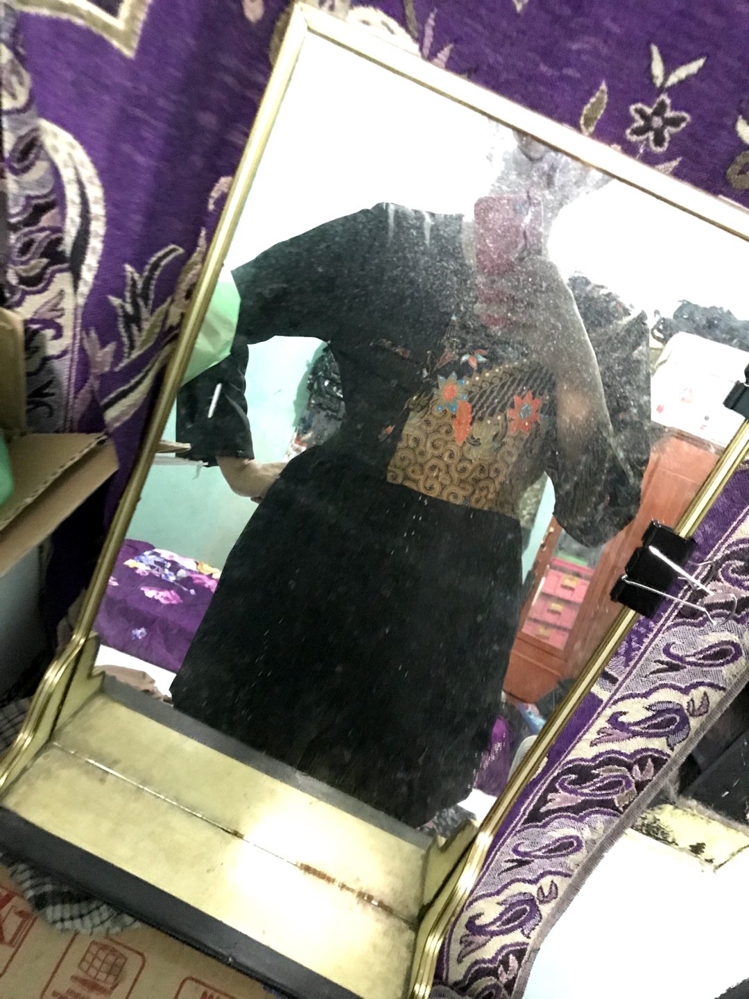 Batik Wanita Asj Sa Hrb026 Kenongo Kemeja Tosca Pendek