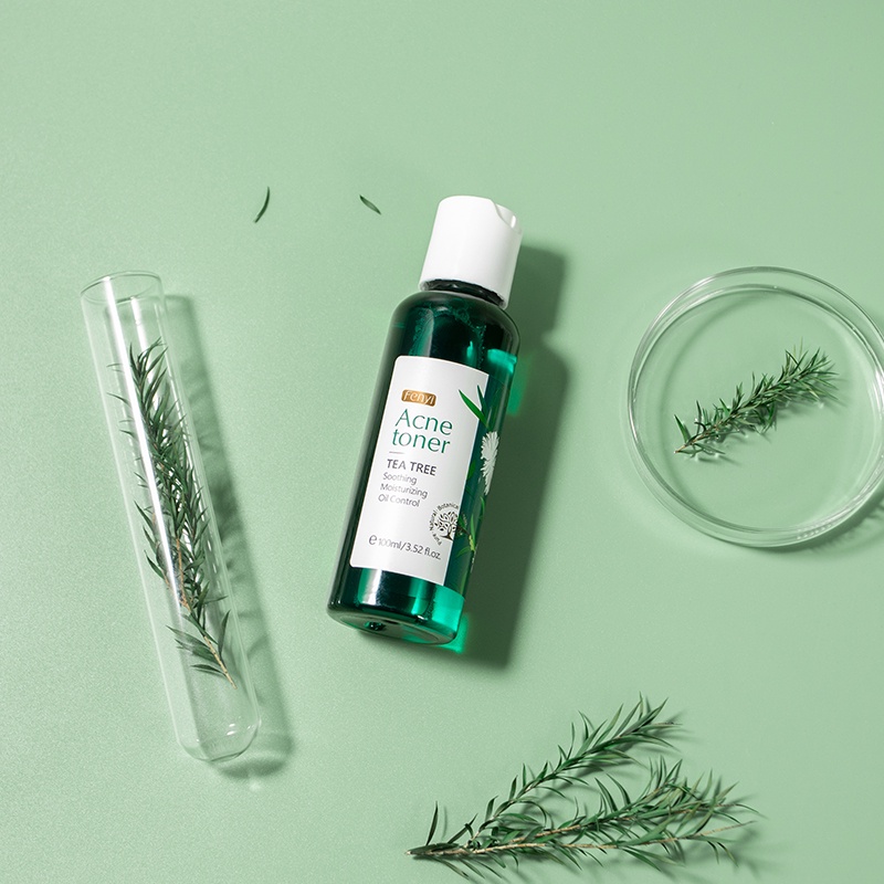 Fenyi Tea Tree Toner Menghilangkan Jerawat Memperbaiki Kemerahan Mengontrol Minyak Melembapkan 100ml