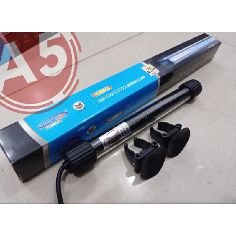 LAMPU CELUP AQUARIUM LED SAKKAI PRO T4 2LED20