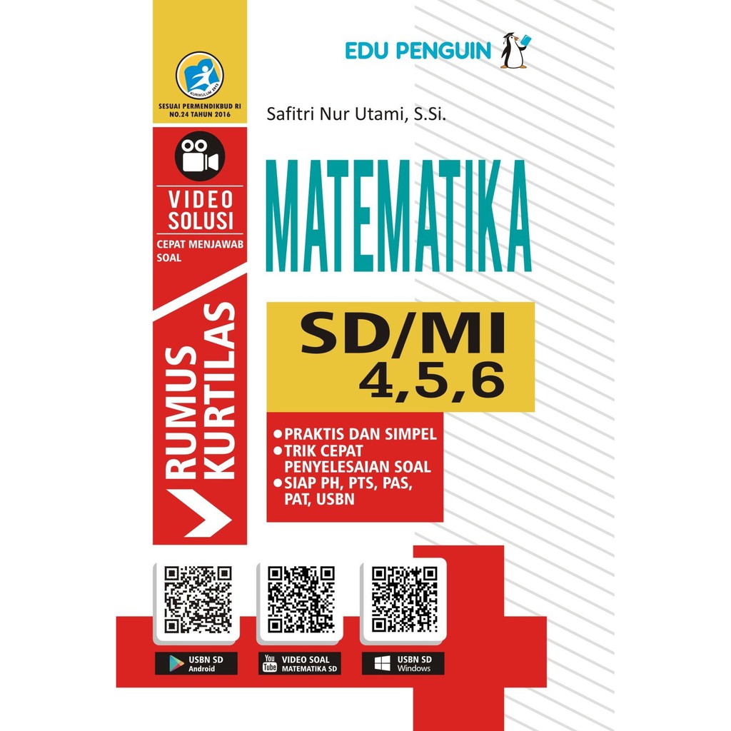 Rumus Kurtilas Matematika Sd Mi Kelas 4 5 6 Shopee Indonesia