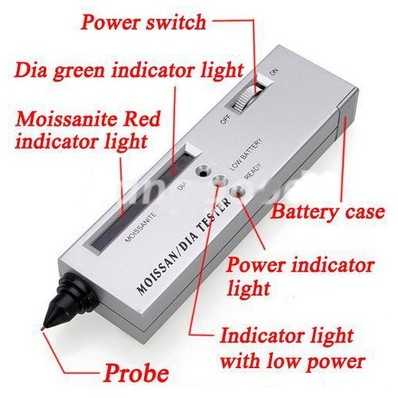 Alat Uji Berlian dan Moissanite Selector Tester Diamond Test keaslian