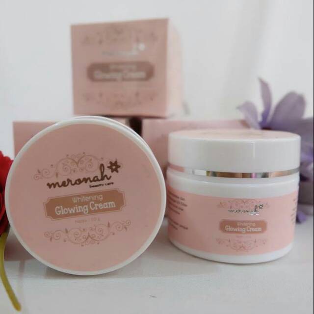 Whitening Glowing Cream 2in1 Meronah Beauty Care / Krim Glowing dan Pemutih 2in1 Meronah