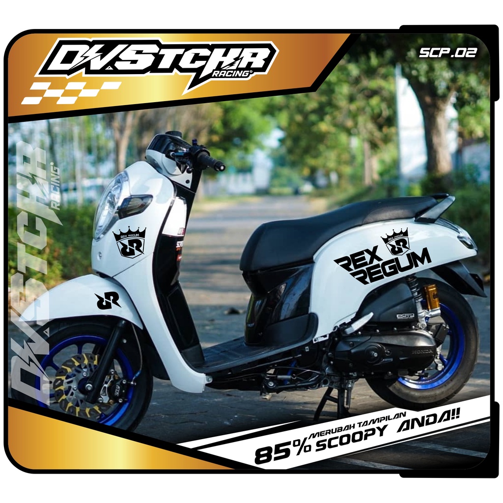 Sticker Striping Scoopy Cutting RRQ 2017-2020-Cutting Logo RRQ Scoopy DV.02