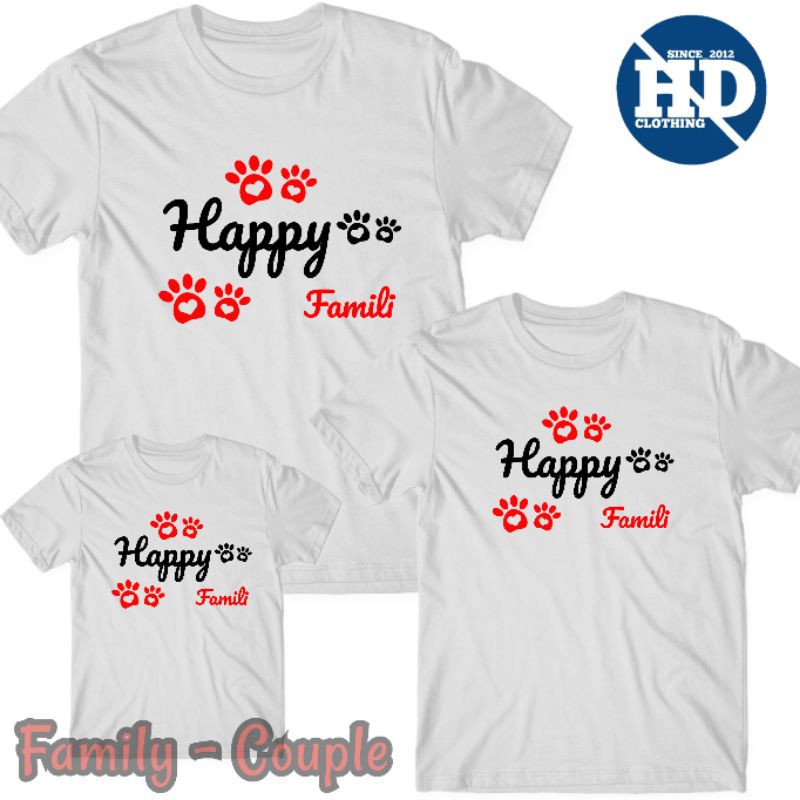 Kaos couple family anak dan dewasa