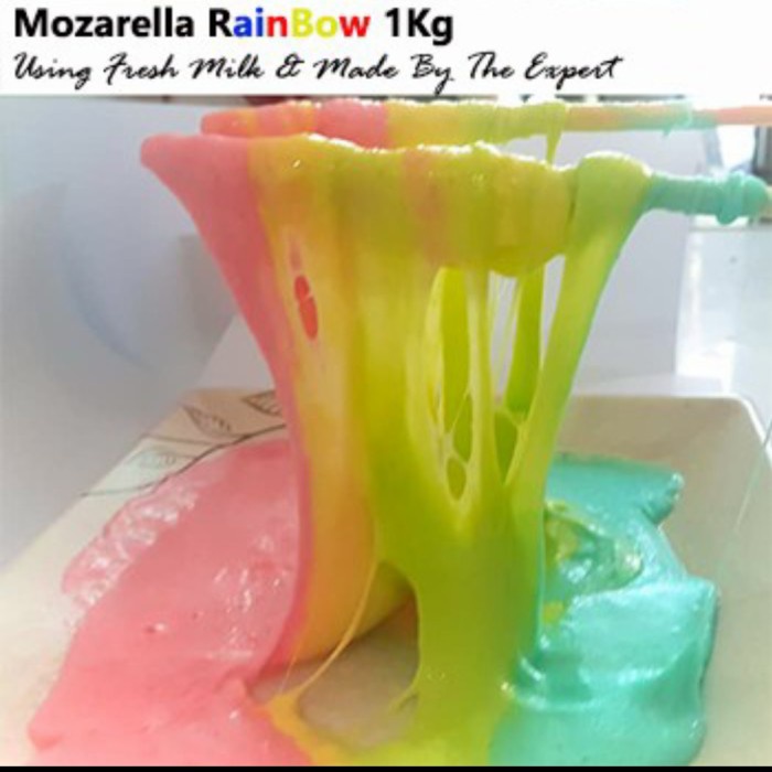 

Da2011Ca Keju Mozarella Rainbow 250 Gram Warna Pelangi Xa201As