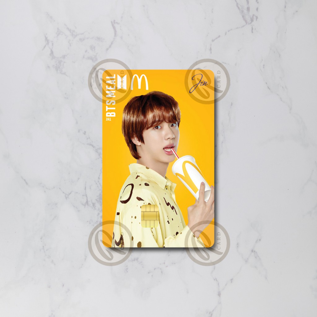 BTS MEAL SERIES - Card Cover Skin Sticker – PLIATA Stiker Kartu ATM, E-Money, E-Toll