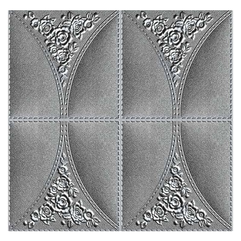 WALLPAPER FOAM 3D 70x70 MOTIF SQUARE BALI-SQUARE ABU²