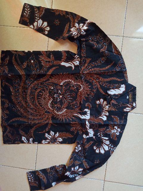 Kemeja Batik Pria Manuk Tarung Kemeja Prialengan Panjang Batik Modern Ori By Raja Sakti