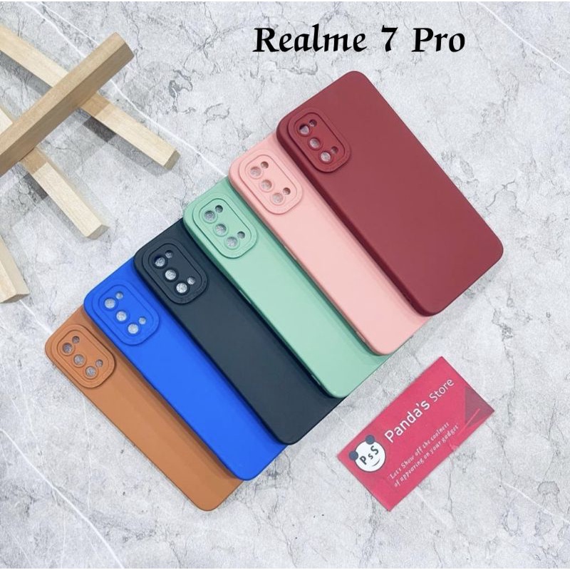 Softcase Pro Camera Realme 7 Pro Candy Case Full Color 3D Silikon TPU