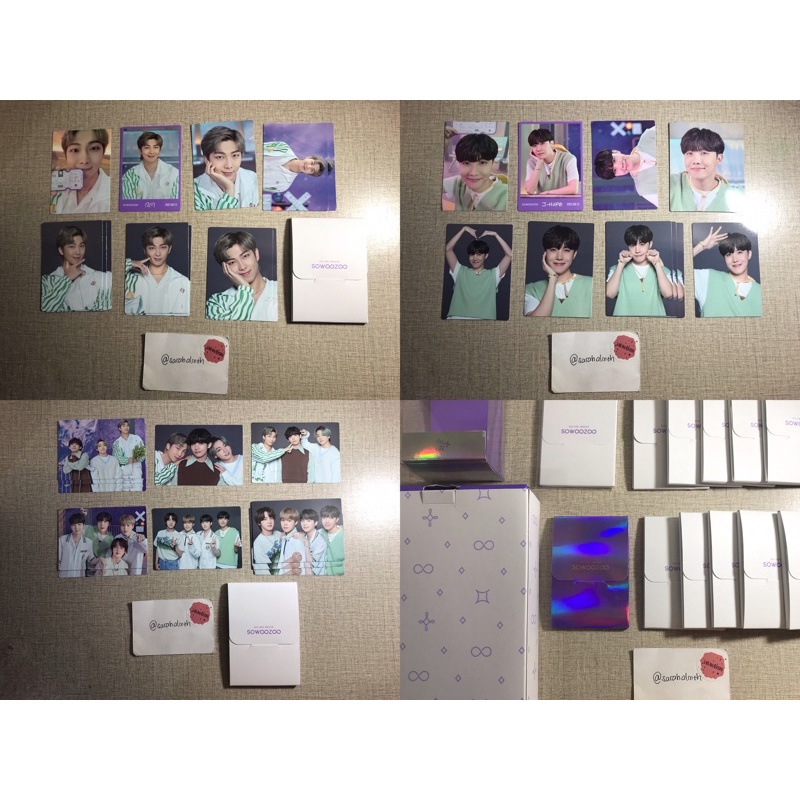 [SHARING] BTS 2021 Muster SOWOOZOO Mini Photocard special pc Set jhope rm namjoon unit
