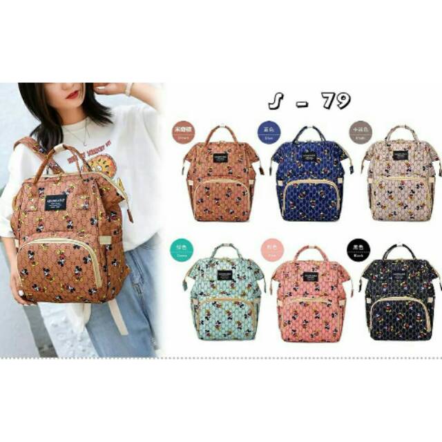 Tas Diaper Bag Disney Gucci