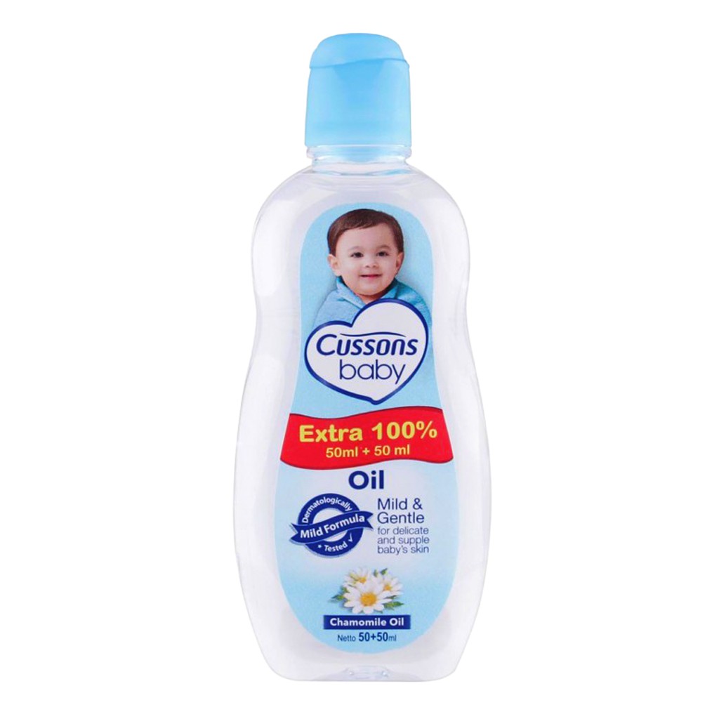 Cussons Baby Mild &amp; Gentle Oil 50ml + 50ml