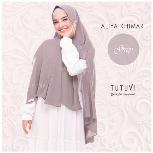 Khimar Sayri Aliya by Tutuvi Hijab Wollpeach Soft Pad