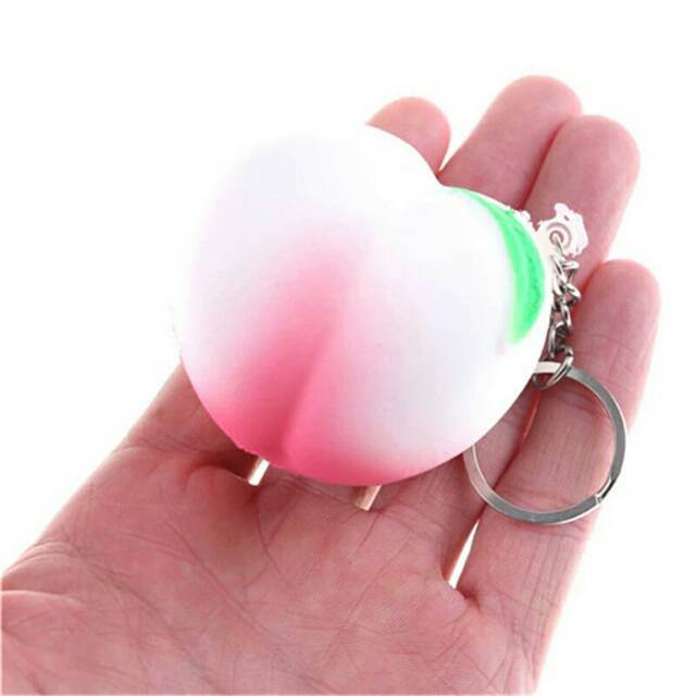 Mini White Peach Squishy