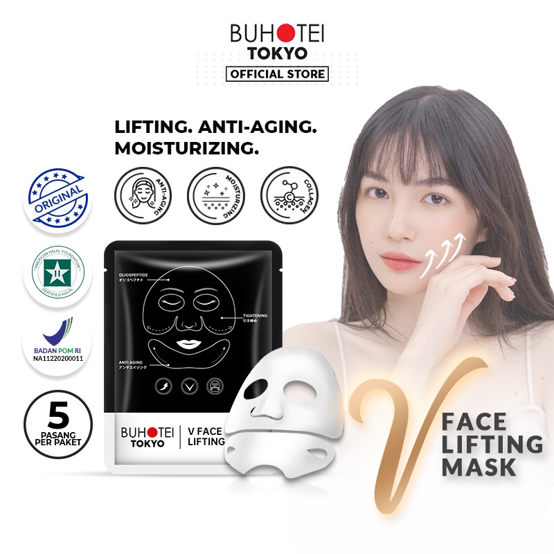 ✨ AKU MURAH ✨ BUHOTEI V Face Lifting mask