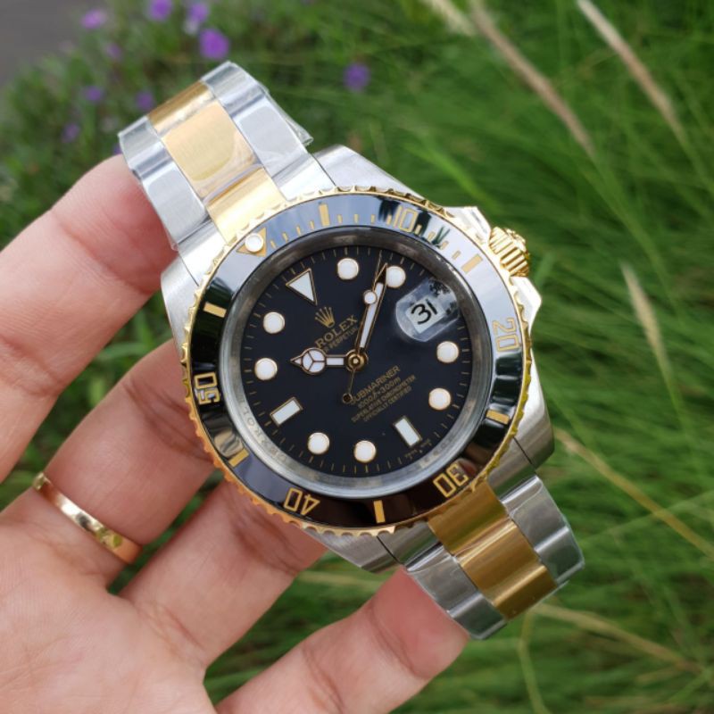 Rolex SUBMARINER combinasi gold