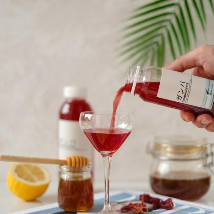 

Healthy Drinks Hibiscus Honey Lemonade Ganba Coffee - 1Liter