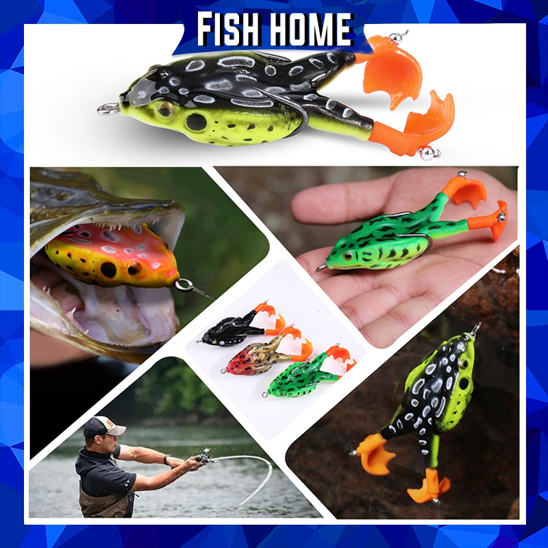 Umpan Pancing 13g 9 cm Umpan Pancing Umpan Buatan Karet Umpan Pancing Untuk Memancing Air Tawar Air Laut Untuk Ikan Mas/Perak Umpan Kodok Umpan Pancing Buatan Kail Pancing sawa d Soft Frog Umpan Mancing Umpan Pancing Alat Pancing Murah exp Soft Frog