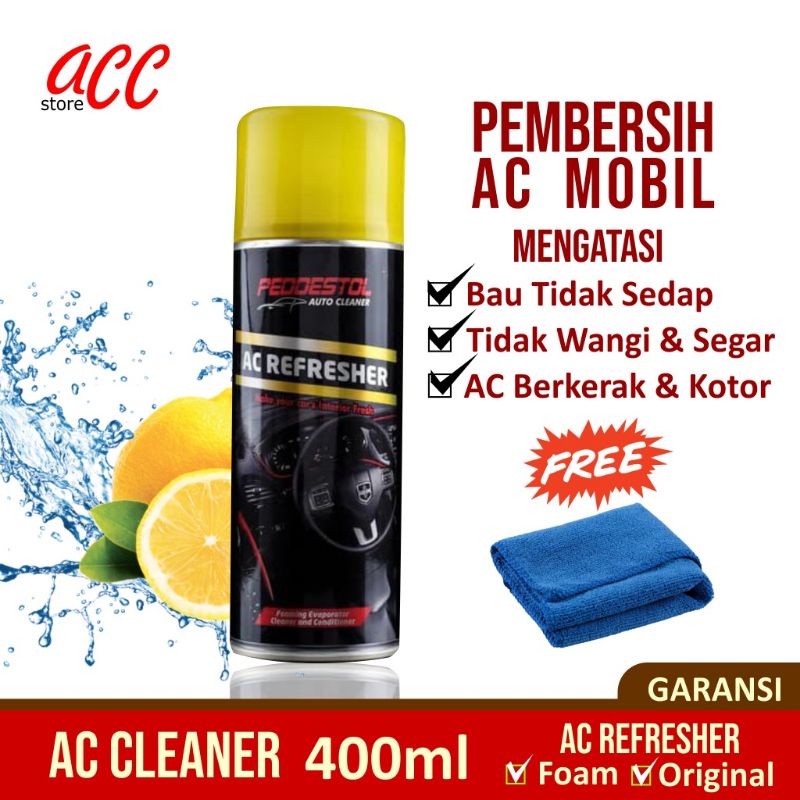 Peddestol AC Refresher Pembersih AC Mobil Premium  penyegar udara ac mobil