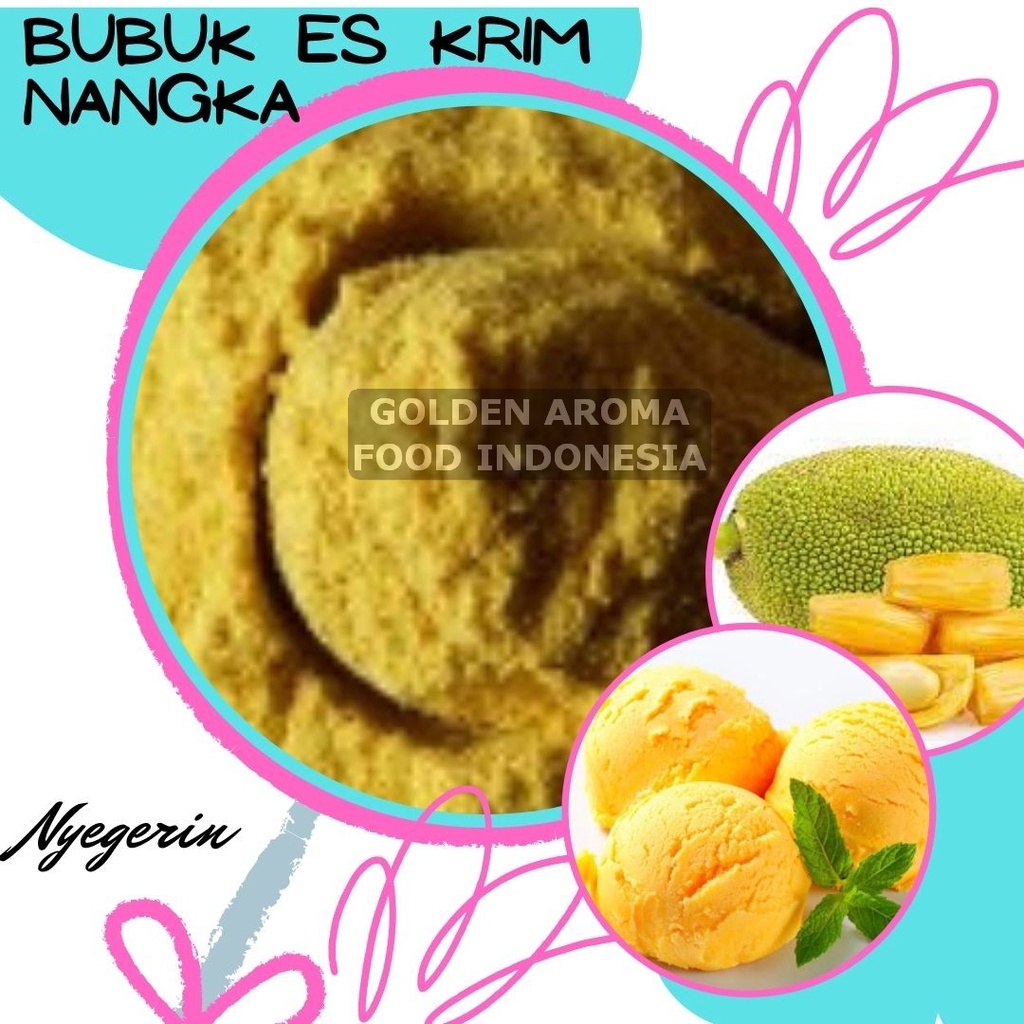 

Bubuk Es Krim nangka 1 Kg l Serbuk Ice Cream Buah Jackfruit 1Kg Kiloan Bahan Instan Premix Soft Hard Gelato Murah Enak Terbaik GAFI Bandung Jakarta Surabaya Jogja Padang Semarang Palembang Medan Riau Serang Yogyakarta Solo Cirebon Bogor Depok