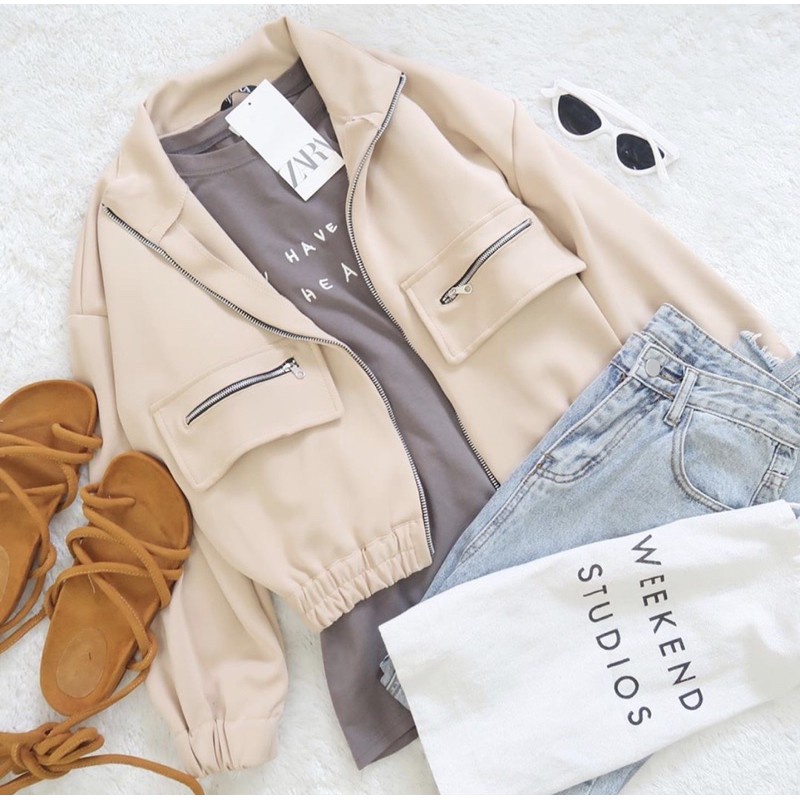 Vioren Jaket - Jaket Oversize Wanita Terbaru