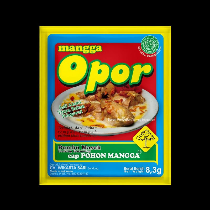 

Bumbu Opor Serbuk Cap Pohon Mangga 8,3g