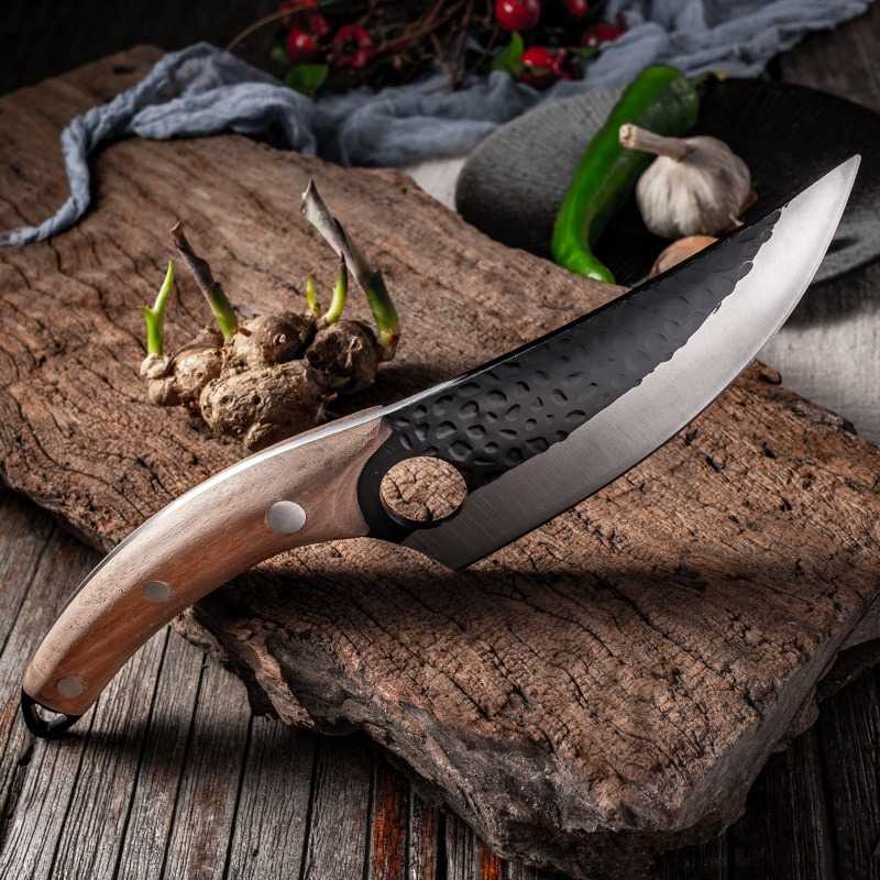 [TERLARIS] Pisau Survival Knife Seset Kulit Sapi Kerbau Super Tajam Buru Berburu Outdoor Hutan