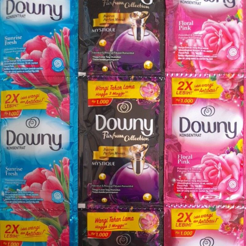 downy pengharum pakaian 18 ml 6 sachet