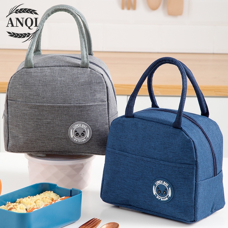 ANQI 1888 WATERPROOF LUNCH BOX / WARNA LENGKAP / Tas Bekal Makanan Anti Air / Cooler Bag Lunch Box Aluminium Foil VS-8