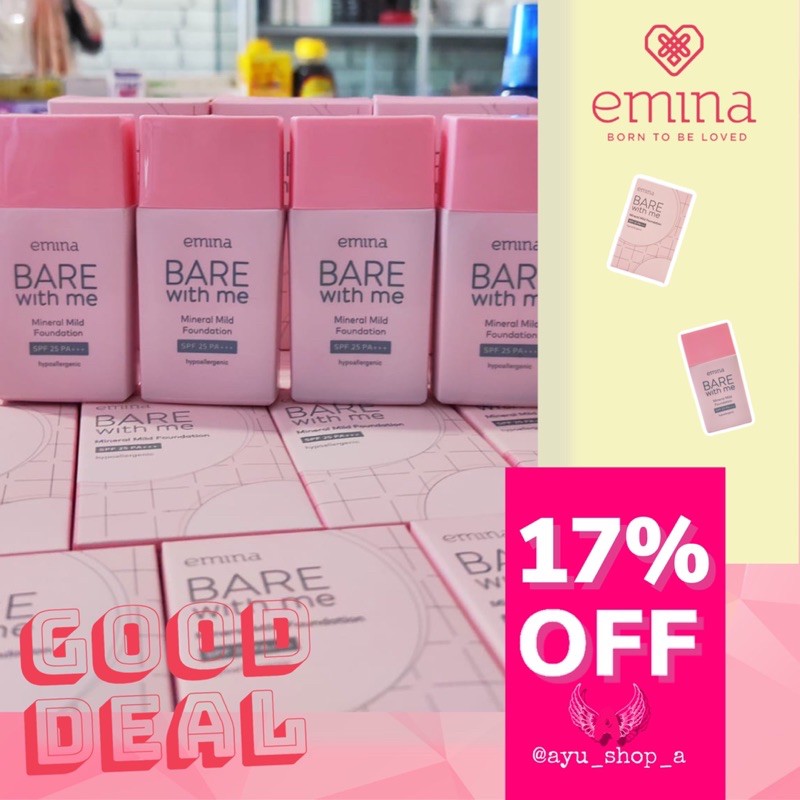 Emina Bare With Me Mineral Mild Foundation