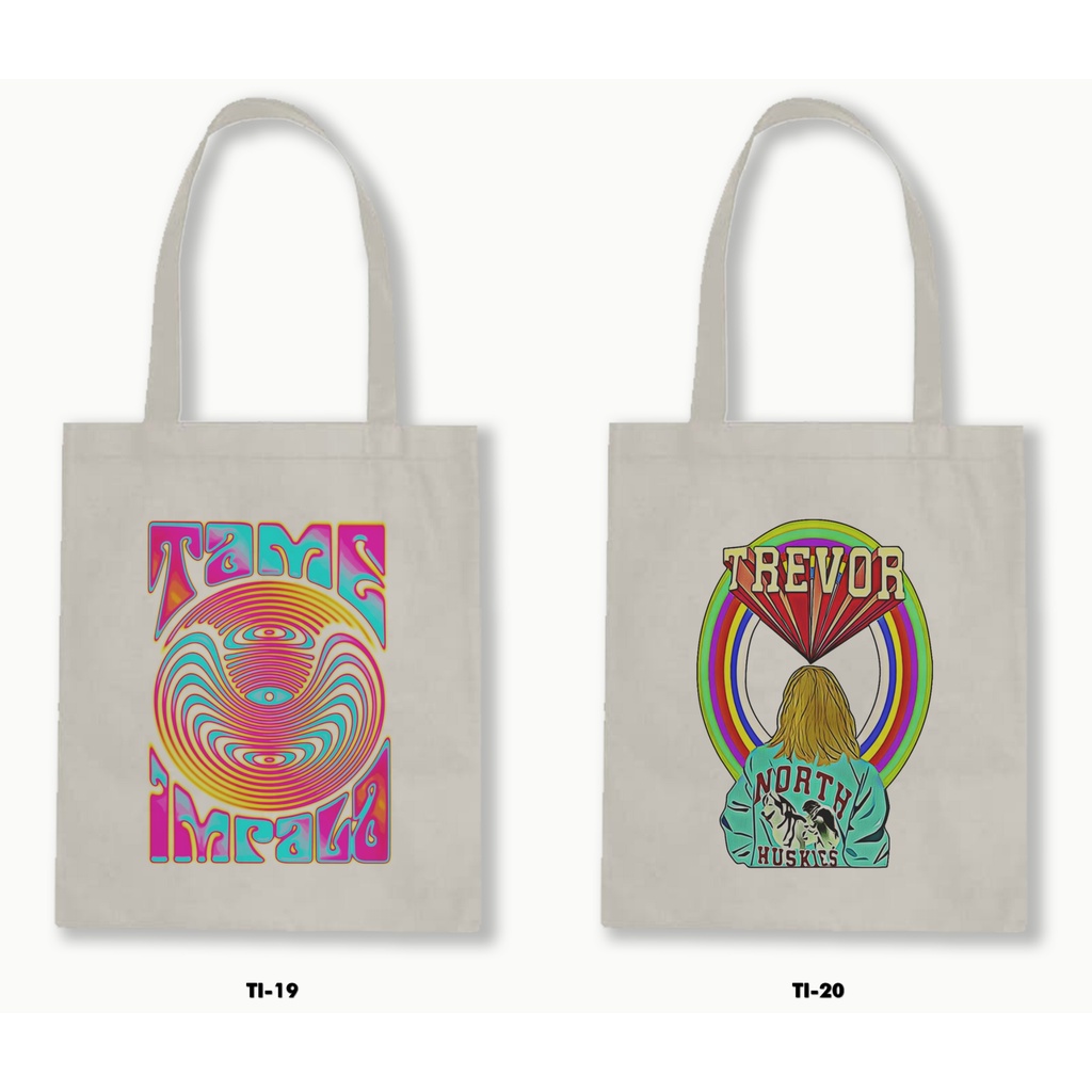 TOTE BAG BLACU - TAME IMPALA 01