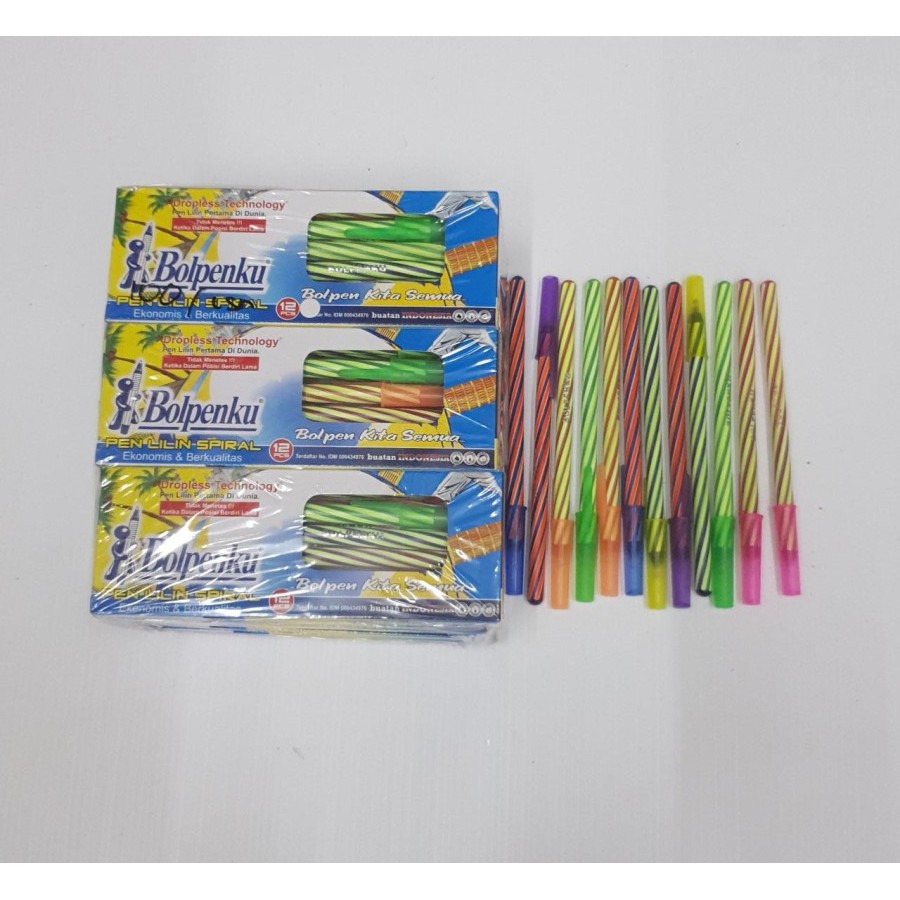 

PULPEN LILIN BOLPENKU SPIRAL | BALLPOINT