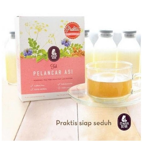 BEST SELLER! Mamabear ASI booster tea / teh penambah atau pelancar ASI Mama Bear