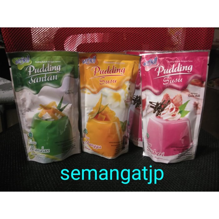 

d00gg Nutrijell Pudding Susu Mangga ,Strawberry & Pandan - Mangga Xz20X1Z11