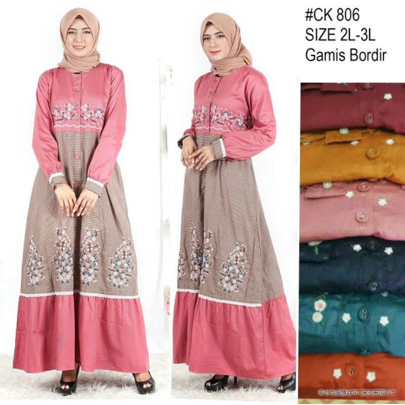 GAMIS bordir kotak BWI 188