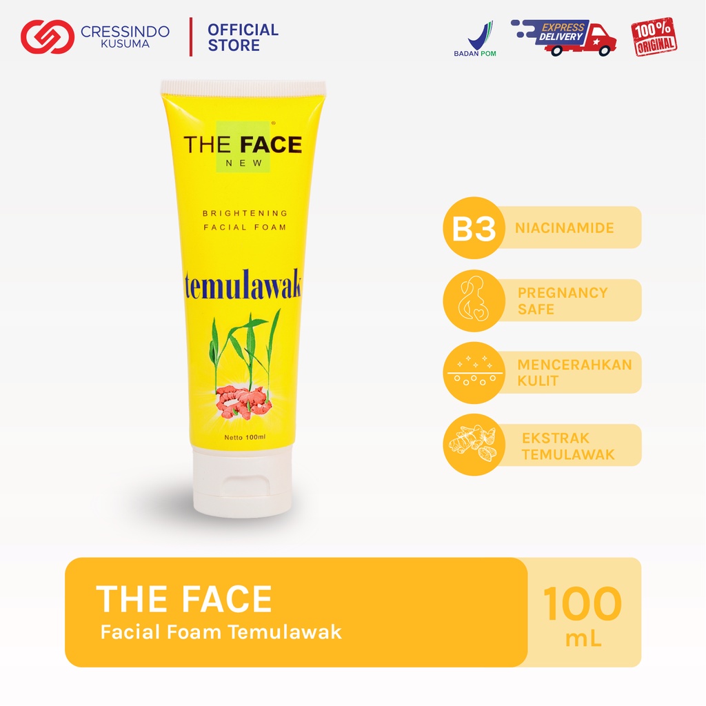 THE FACE Temulawak  Facial Foam 100ml